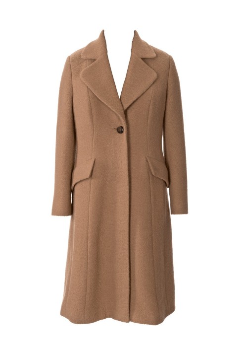 Pattern Single-breasted coat with relief seams (Burda. Fashion Plus 2/2016, pattern number 405)