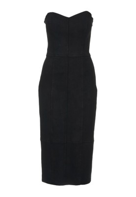 Pattern Suede bustier dress (Burda 1/2012, pattern number 125)