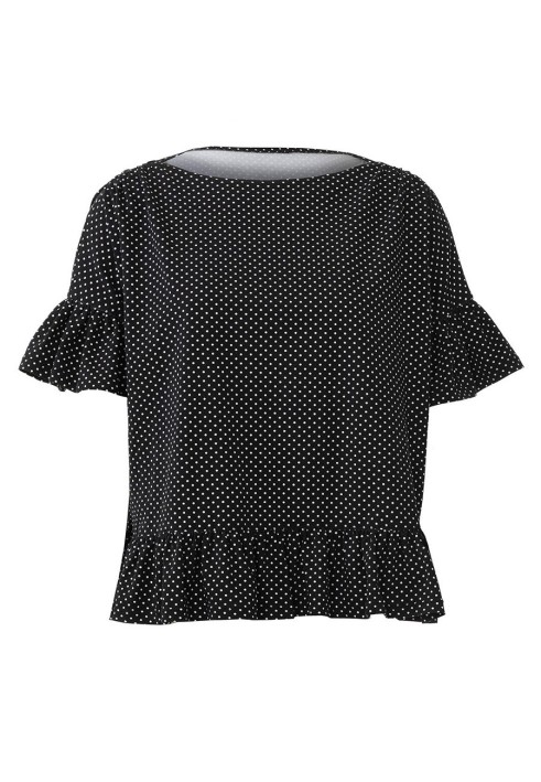 Pattern Top oversize with frills (Burda 2/2019, pattern number 6280 B)