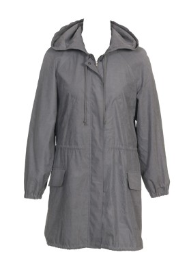 Pattern Parka with a hood made of poplin under suede (Burda 4/2011, pattern number 137)