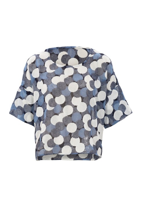 Pattern Loose blouse with short sleeves (Burda 4/2019, pattern number 108 A)