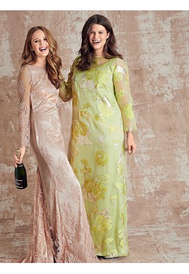 Pattern Long dress with cover (Burda 3/2016, pattern number 138 V)