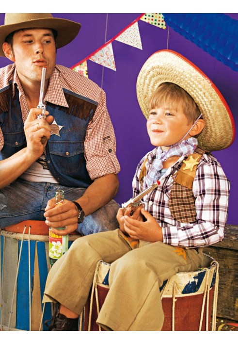 Pattern Vest for carnival costume "Cowboy" (Burda 1/2010, pattern number 143)