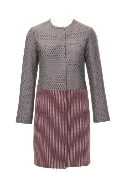 Pattern Jacquard combined coat (Burda 3/2012, pattern number 111)