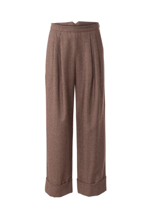 Pattern Marlene trousers with wide lapels (Burda 2/2019, pattern number 6286 A)