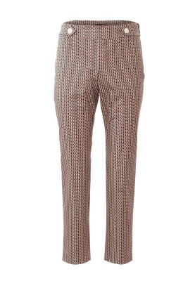 Pattern Pants 7/8 length with pats on the waist (Burda 2/2019, pattern no. 104 A)