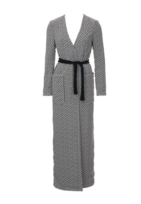 Pattern Long fitted silhouette robe (Burda 1/2012, pattern number 108)