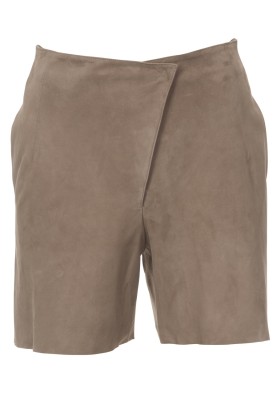 Pattern Suede shorts with asymmetric fastening (Burda 5/2012, pattern number 121 A)