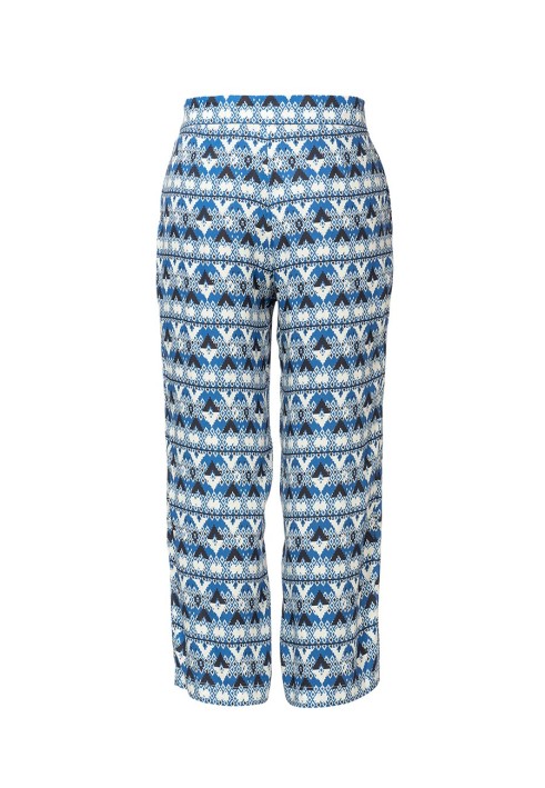 Pattern Straight-cut trousers with a drawstring waist (Burda 1/2020, pattern no. 6218 B)