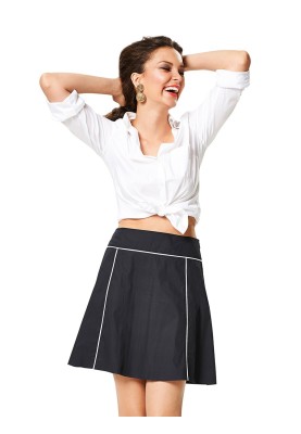 Pattern Flared cut skirt on a wide yoke (Burda 1/2014, pattern number 6928 B)