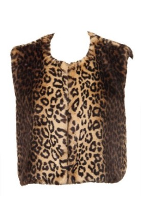 Pattern Vest short made of artificial fur (Burda 9/2011, pattern number 101)