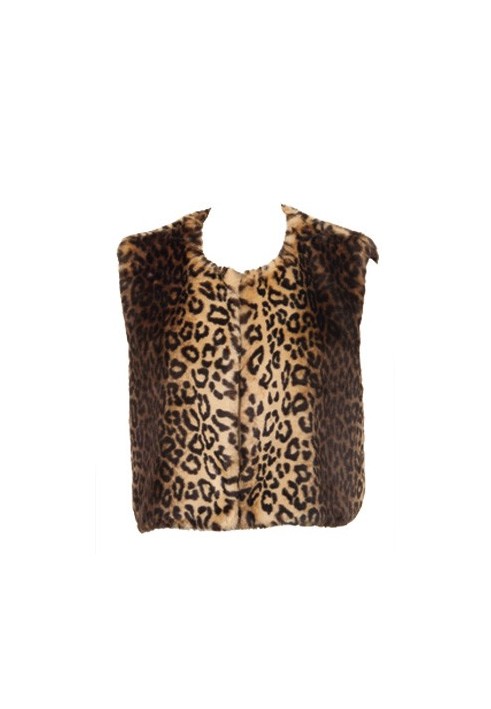 Pattern Vest short made of artificial fur (Burda 9/2011, pattern number 101)