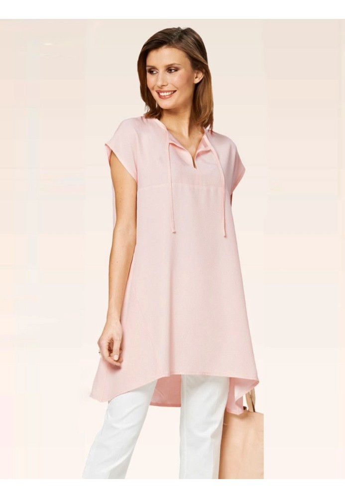 Pattern Wide-cut dress with sewn-in wedges (Burda 2/2015, pattern no. 6731 C)