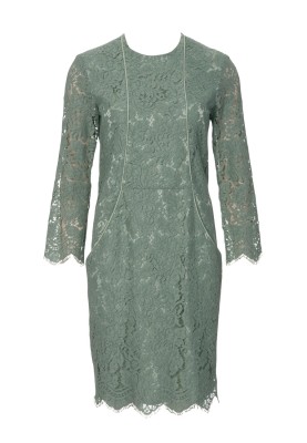 Pattern Lace fabric cocktail dress (Burda 7/2011, pattern number 130)