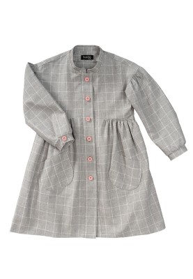 Pattern Shirt dress with high waist line (Burda 2/2019, pattern number 9309 A)