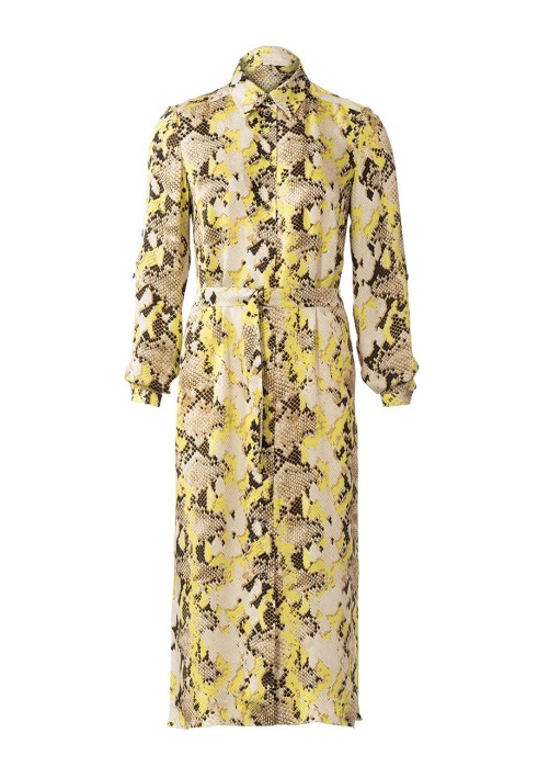 Pattern Shirt dress with belt and side slits (Burda 3/2020, pattern number 113)