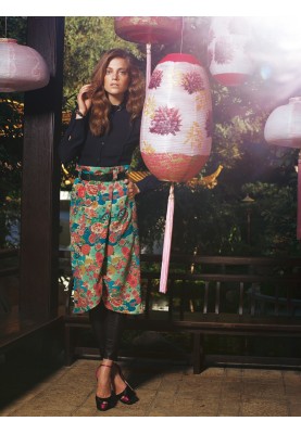 Pattern Midi skirt with belt (Burda 2/2012, pattern no. 109 B)