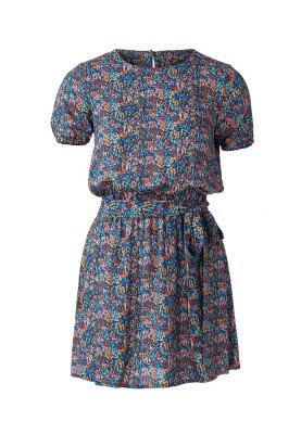 Pattern Simple cut dress with lantern sleeves (Burda 1/2020, pattern number 6208 B)