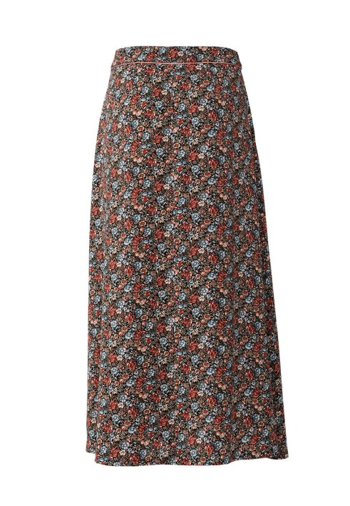 Pattern Midi skirt with button fastening (Burda 2/2019, pattern no. 6252 B)