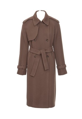 Double-breasted trench coat pattern (Burda 9/2012, pattern number 103)