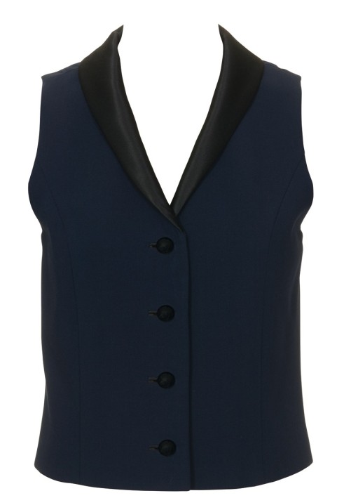 Pattern Classic waistcoat with a narrow shawl collar (Burda 4/2010, pattern number 136)