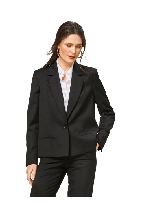 Pattern Single-breasted jacket with slit pockets (Burda 2/2017, pattern number 6463 B)