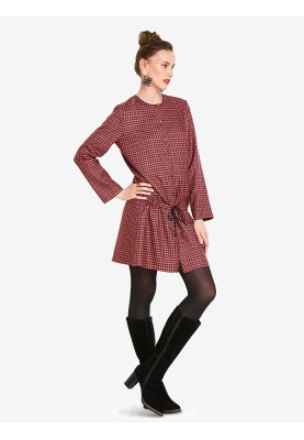 Pattern Shirt cut dress with low waist line (Burda 2/2018, pattern number 6353 A)