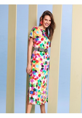 Pattern Cutaway dress with a cutout on the back (Burda 5/2019, pattern number 108)