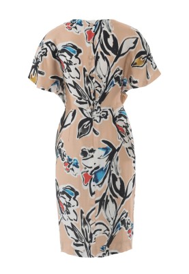 Pattern Dress with fastening on the back (Burda 1/2018, pattern number 6439 A)