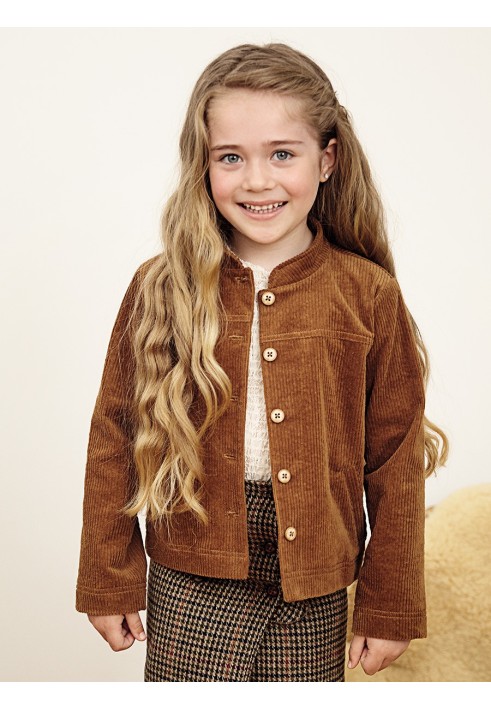 Pattern Corduroy jacket with stand-up collar (I love to sew 3/2019, pattern number 131)