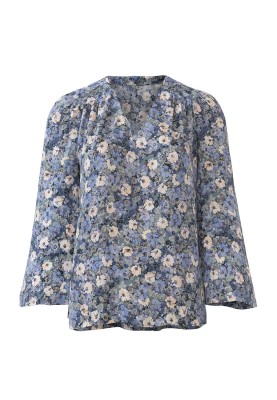 Pattern Blouse with a flared cut with wide sleeves (Burda 9/2020, pattern number 101)