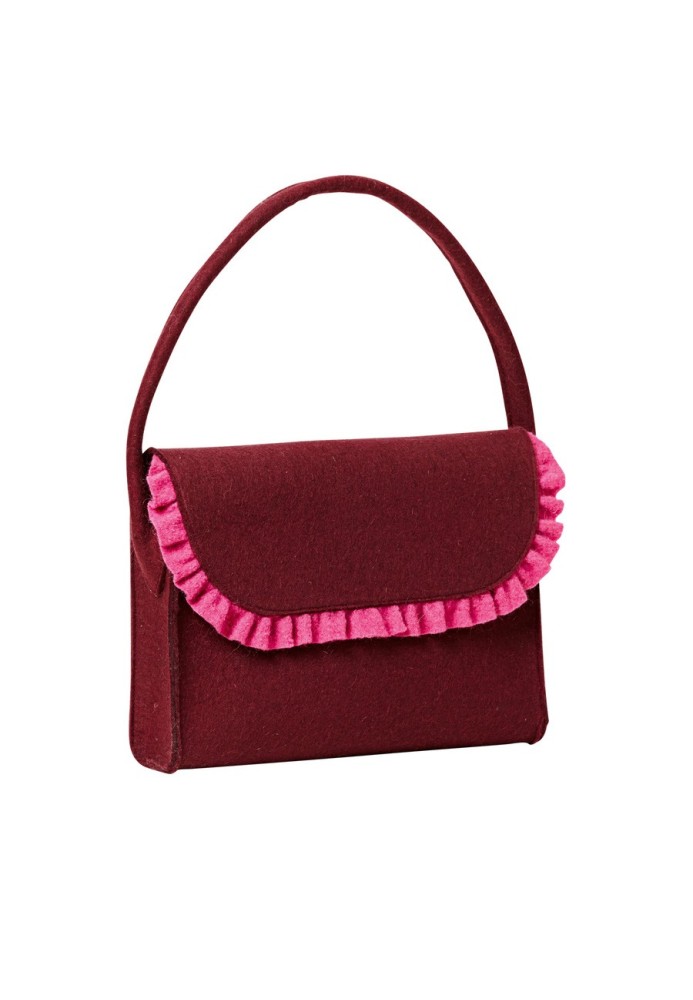 Pattern Felt bag with a frill on the flap (Burda 2/2016, pattern number 6622 C)