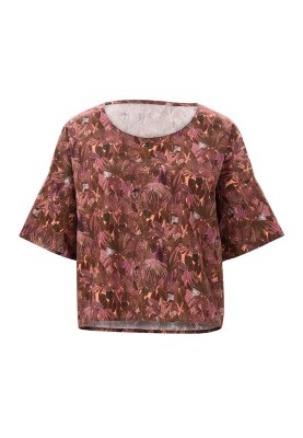 Pattern Loose cut blouse with short sleeves (Burda 4/2019, pattern number 108 B)