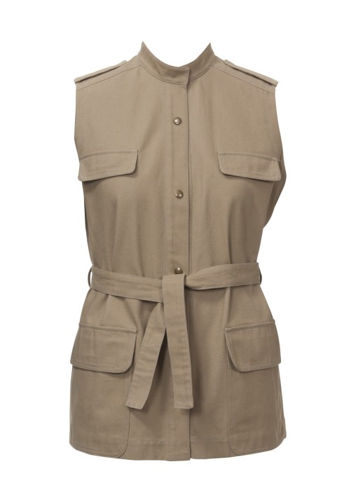 Pattern Vest in safari style with stand-up collar (Burda 6/2012, pattern number 137)