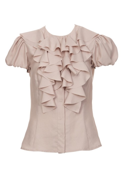 Pattern Silk blouse with lush frills (Burda 8/2011, pattern number 107)