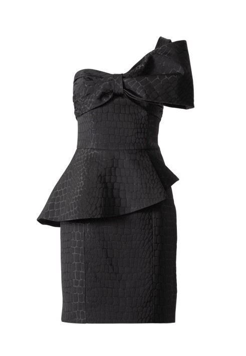 Pattern Corsage cocktail dress (Burda 2/2018, pattern number 6388 B)