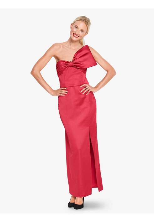 Pattern Corsage cocktail dress (Burda 2/2018, pattern number 6388 B)