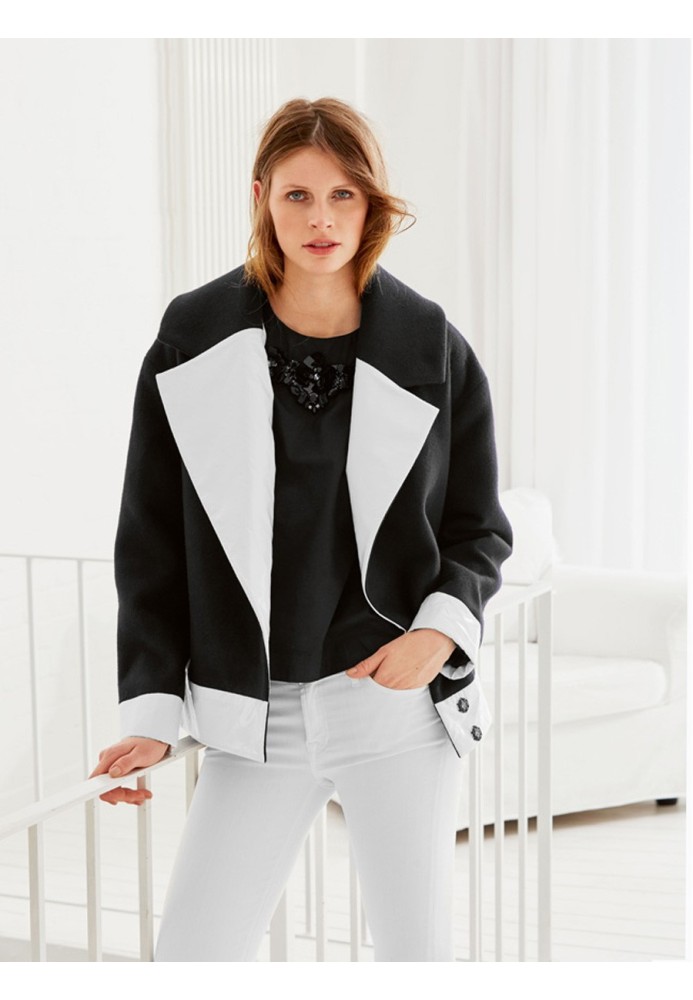 Pattern Jacket with wide lapels (Burda 11/2015, pattern number 115 V)