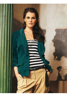 Pattern Corduroy blazer with shawl collar (Burda 3/2012, pattern number 134)