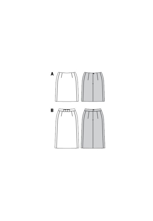 Pattern Jacquard mini skirt (Burda 2/2020, pattern number 6181 A)