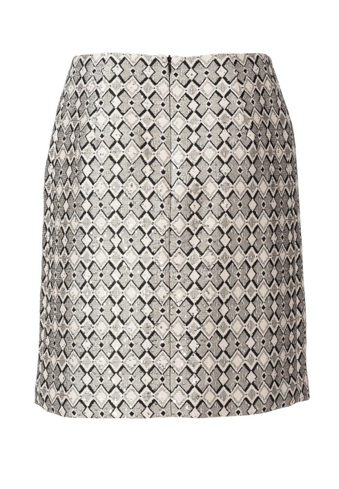 Pattern Jacquard mini skirt (Burda 2/2020, pattern number 6181 A)