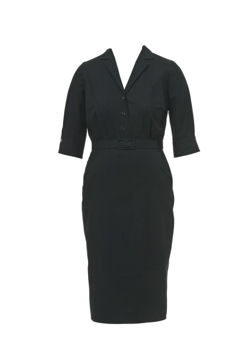 Pattern Shirt cut dress with a belt (Burda 5/2012, pattern number 137)