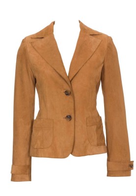 Pattern Suede jacket with wide lapels (Burda 2/2010, pattern number 115)