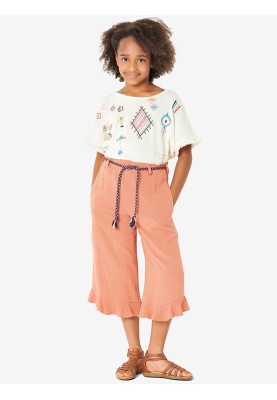 Pattern Straight-cut pants with a belt (Burda 1/2020, pattern number 9302 A)