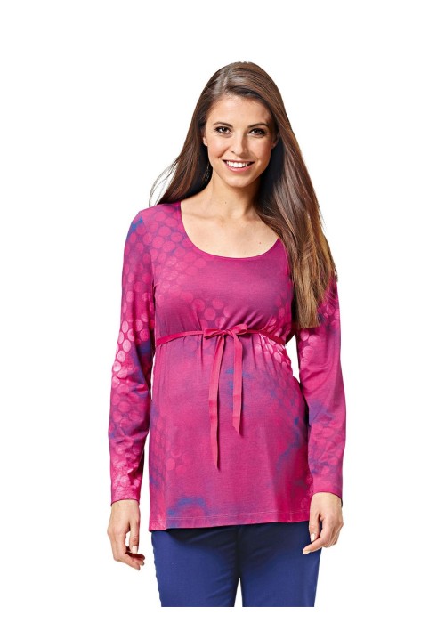 Pattern Loose cut pullover with a belt (Burda 2/2016, pattern number 6607 A)