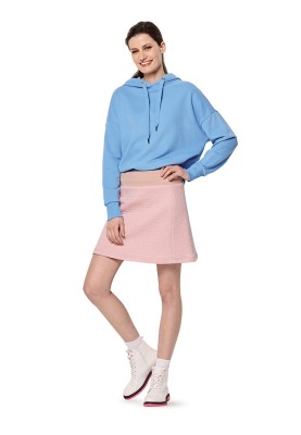 Pattern Knitted skirt with a flared cut (Burda 2/2020, pattern number 6154 B)