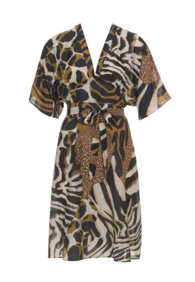 Pattern Wide cut dress with obi belt (Burda 3/2010, pattern number 111)