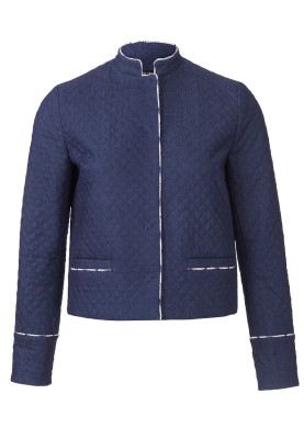 Pattern Straight-cut jacket with stand-up collar (Burda 2/2018, pattern number 112 A)