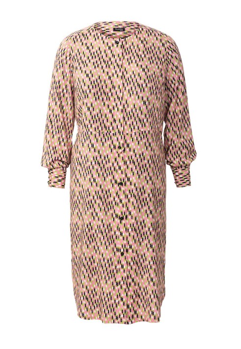 Pattern Shirt cut dress without collar (Burda 5/2019, pattern number 127 A)