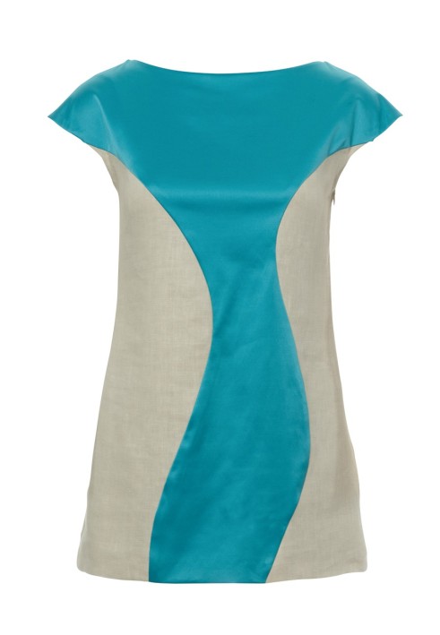 Pattern Tunic with curved relief seams (Burda 5/2012, pattern number 107 A)